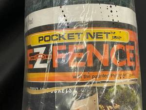 lot 15 image: EZ Fence Pocket Net with UV Treated Knitted Material