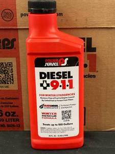 lot 39 image: Power Service Diesel 911 Fuel Supplement (Lot of 12, 26 oz containers)