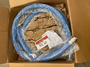 lot 52 image: Aflex PTFE Flexible Hose with Stainless Steel Fittings