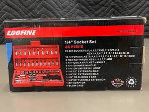 lot 73 image: EGOFINE 14 Socket Set 46-Piece