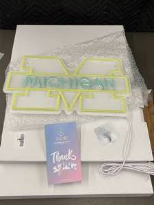 lot 120 image: Michigan LED Neon Sign