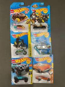 lot 161 image: Lot of 6 Hot Wheels New Models from 2015 to 2020