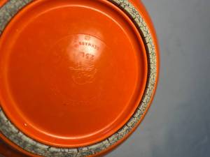 Vintage Rosti Orange Mixing Bowls- Made In Denmark - Mepal Service