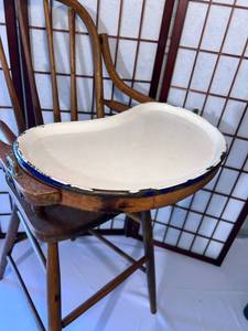 Antique Childs High Chair wAttached Tray