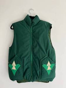 Vintage 1 of a kind Green Vest