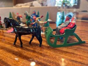 Vintage Lot of Barclay Winter Figurines