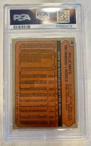 1972 Topps Willie Mays #49 PSA 7