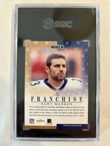 2001 Score TF-19 Kurt Warner the Franchise SGC 9