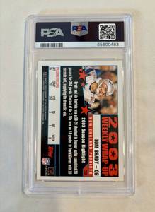 2004 Topps Tom Brady #299 PSA 9