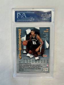 1997 Finest Tim Duncan #101 PSA 9