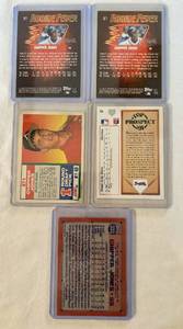 Chipper Jones Baseball Card Lot Including Rookies
