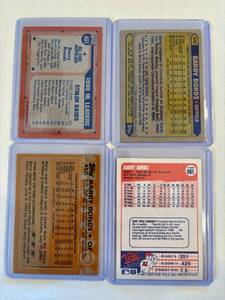 Barry Bonds Baseball Card Lot