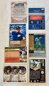 Derek Jeter Baseball Card Lot Including Rookies