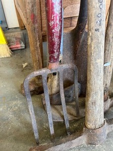 Vintage yard tools