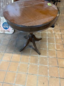 Vintage round side table