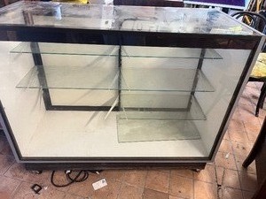 Glass display case