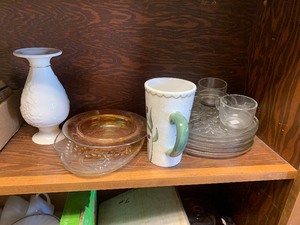 Huge lot of assorted dishes
