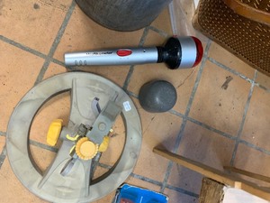 Milk pail, picnic basket, footstool and more