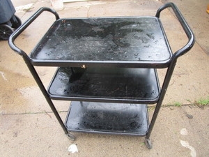 lot 44 image: Vintage Kitchen Cart