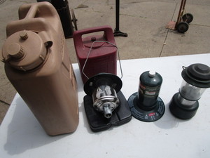 lot 86 image: Coleman Lanterns, Water Jug