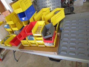 lot 180 image: Parts Bins & Holder