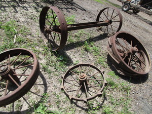 lot 187 image: Steel Wheels, Axle
