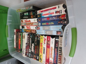 lot 204 image: VHS Tapes