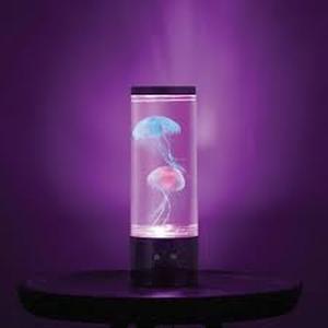 lot 18 image: 12 RGB Jellyfish Lamp with USB Black - West & Arrow