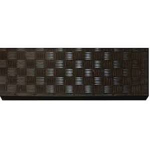 lot 41 image: Set of 4 Multy Home Black 9 in. x 24 in. Rubber Square Stair Tread Cover