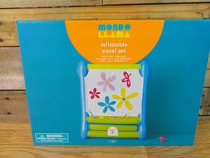 lot 63 image: 48 Plastic Giant Outdoor Inflatable Easel Set - Mondo Llama