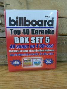 lot 90 image: Party Tyme Karaoke Billboard Top 40 Karaoke, Vol. 5 CD