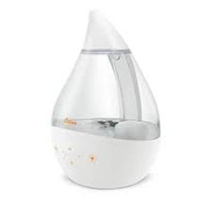 lot 11 image: Crane 1 Gal. Top Fill Drop Cool Mist Humidifier with Sound Machine for Medium to Large Rooms up to 500 sq. ft. - ClearWhite
