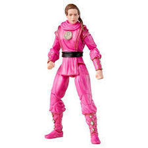 lot 55 image: Power Rangers Lightning Collection Mighty Morphin X Cobra Kai Samantha LaRusso Morphed Pink Mantis Ranger Action Figure
