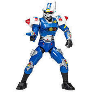 lot 59 image: Power Rangers Lightning Collection Deluxe Turbo Blue Centurion