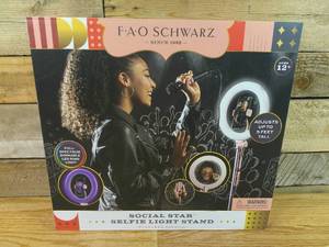 lot 99 image: FAO Schwarz Social Star Selfie Light Stand