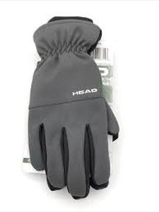 lot 122 image: HEAD Mens Waterproof Hybrid Gloves, Gray, Size Medium