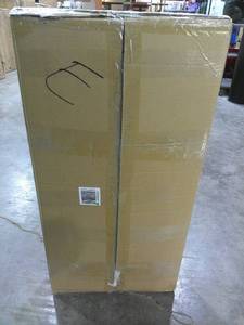 lot 160 image: Westwick Rolling Trash Bin-Red-Missing Hardware