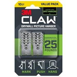 lot 168 image: 3M Claw 25IB Hooks Value Pack
