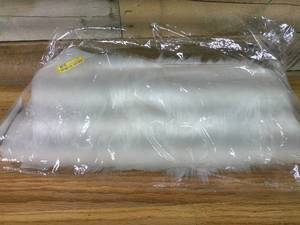 lot 180 image: 72x15 Faux Fur Table Runner White - Saro Lifestyle