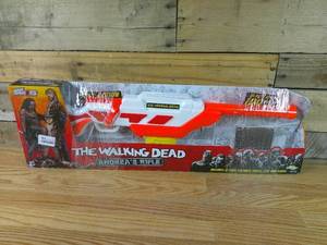 lot 185 image: Air Warriors The Walking Dead Andreas Rifle Blaster-Missing Darts & Scope