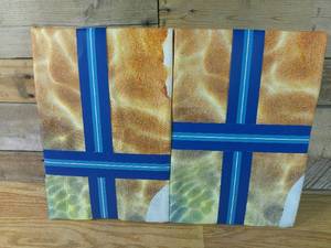lot 111 image: Set of 2 Whitley Willows Beach Microfiber Towel Shell 35 x 70