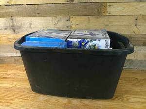 lot 202 image: Bin of 12 Hasbro Power Rangers Lightning Collection Turbo Blue Senturion 6.6 inch Action Figure