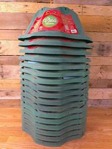 lot 209 image: Lot of 17 Oasis Green Plastic 1.3 gal. Reservoir Capacity Christmas Real Tree Stand Medium 8 H ft.