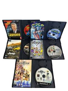 lot 8 image: Used PS2 E Games including Kingdom Hearts, Kingdom Hearts 2, and More