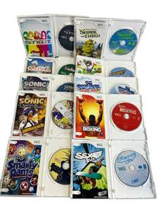 lot 11 image: Used Lot of 10 Nintendo Wii Games including Sonic and the Secret Rings, Sonic and The Black Knight, and More