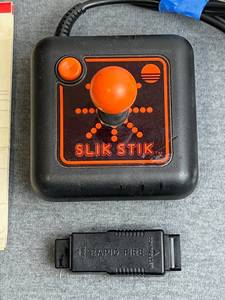 lot 20 image: Used Vintage Slik Stik Joystic Controller for ATARI, Commodore with Original Box