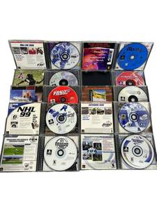 lot 41 image: Used Lot of 10 PS1 E Games including VMX Racing, V-Rally 2, Test Drive 5, NHL Face Off 97, and More