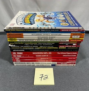 lot 72 image: Official Video Game Players Guides
