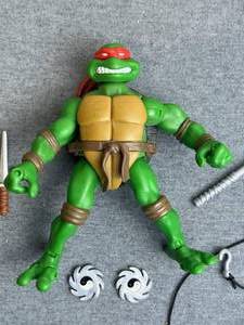 lot 94 image: 2003 Playmates Mirage Studios TMNT Raphael Action Figure
