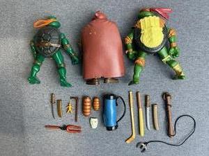 lot 96 image: Vintage Playmates Mirage Studios TMNT Toy Lot